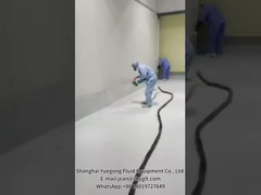 YG दो-घटक पॉलीयूरेथेन फोम स्प्रे मशीन का छिड़काव प्रभाव